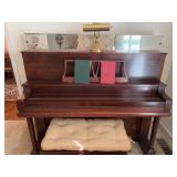 Evans Upright Piano with Bench