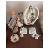 Angels, Nativity Set and Decorative Items