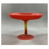 MCM Tiffin Sunset Satin Glass Console Bowl