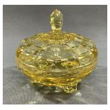 Cambridge Cascade Yellow Candy Dish