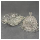 Imperial Glass Mt. Vernon Bowl & Dome Dish Set