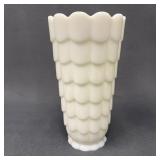Cambridge Glass Milk Glass Cascade Pattern Vase