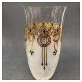 Art Nouveau Egermann Bohemian Crystal Vase