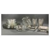 Anchor Hocking Manhattan Glassware, 16 Pieces