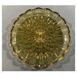 Anchor Hocking Amber Fairfield Relish Dish 8"