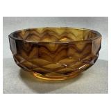 1930s Czech Art Deco Amber Tortoiseshell Bowl