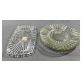 Mikasa Royal Suite Tray & 4 Jeanette Plates