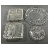 Indiana Glass Pretzel Tableware Assortment