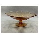 Imperial Glass Marigold Carnival Compote Dish