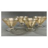 L.E. Smith By Cracky Marigold Dessert Bowls (4)