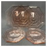 Indiana Glass Tea Room Plates and Saucers, 5pc
