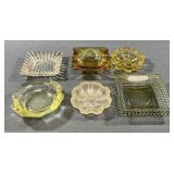 1950s-60s Art Glass Ashtrays & Bowls
