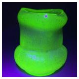 Dugan Attributed Vintage Uranium Glass Vase
