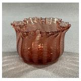 1886 Stevens & Williams Pink Glass Bowl 2.5ï¿½