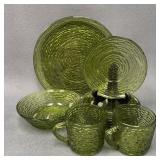Anchor Hocking Soreno Avocado Glass Lot