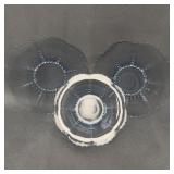 Martinsville Radiance Ice Glass Plates Set