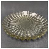 Danish Heavy Glass Platter by Sidse Werner