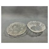 Indiana Glass Pressed Serving Pieces 1930s-1950s