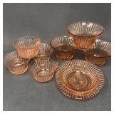 Queen Mary Pink Depression Glass by Anchor Hocking