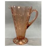 Jeannette Pink Depression Glass Pitcher