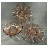 Anchor Hocking Pink Oyster & Pearl Set