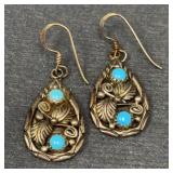 Navajo D. Spencer Sterling Earrings