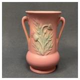 Pink Hull Pottery Thistle Vase