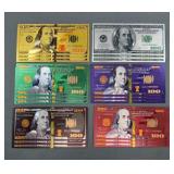 Colorful $100 Bill Novelty Notes, 18 Pcs