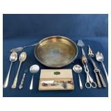 Silver Plate Flatware and Serving Utensils