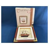 TradeWinds Mayflower Framed 3D Ship Model Art