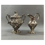 Reed & Barton Silver Plate Sugar & Creamer Set