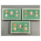 3 United States Mint Proof Sets 1991, 1994, 1996