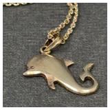 Sterling Silver Dolphin Pendant