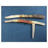 Case XX Pocket Knives Lot, Jigged Bone Handles