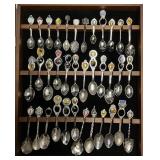 Souvenir Collector Spoons in 13x2x16 Case