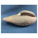Hand-Carved Wooden Duck Decoy