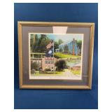 William Carl Bell Print, Reflections of Cayce, SC