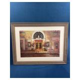 Framed Art Print of R. Lautrec Storefront Scene