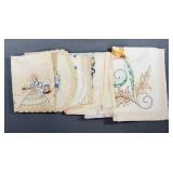 Embroidered Linen Table Runners, Mixed Sizes