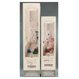 2 Wondershop LED Alpine Spruce Trees