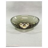 Controlled Bubble Glass Ashtray/ Bowl