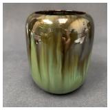 Fulper Pottery Green Glazed Vase