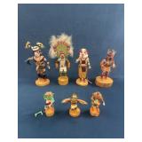 Native American Kachina Art Figures, Some Damages