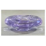 Lavender Glass Freeform Bowl/Ashtray