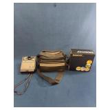 Kodak Instant Camera, Tasco Binoculars, Camera Bag