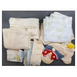 Vintage Baby Blankets, Clothes & Caps
