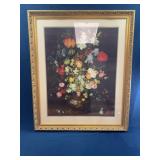 Framed Floral Still Life Print, 37 x 44 Inches