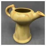 Clifton Pottery Yellow Glaze Pitcher Vase