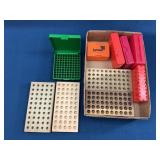 Lyman Reloading Ammo Boxes and Wood Loading Blocks