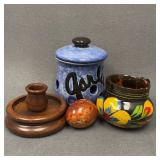 Ceramic Garlic Keeper, Candle Holder, Mug, Egg